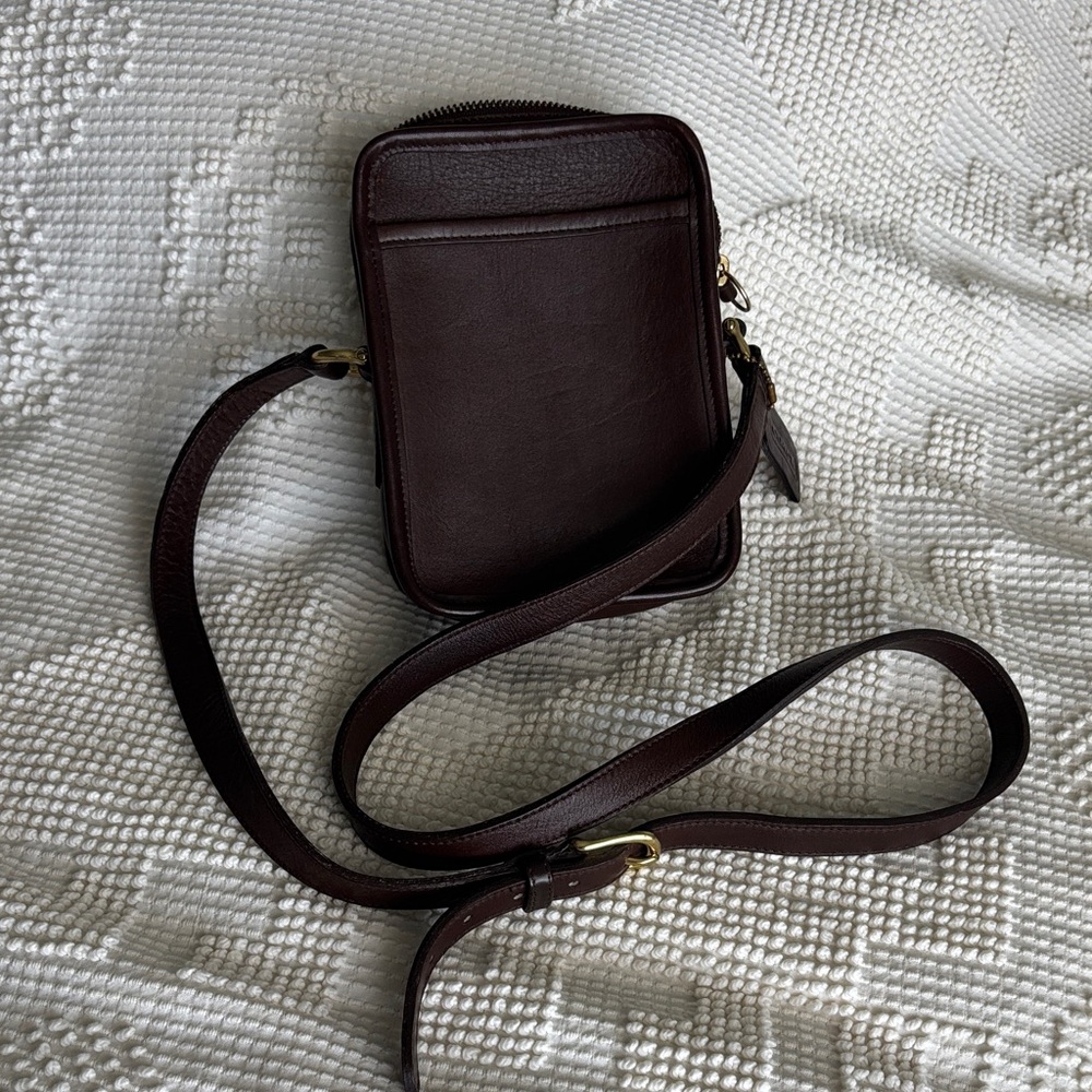 Coach vintage camera Leather Crossbody Bag